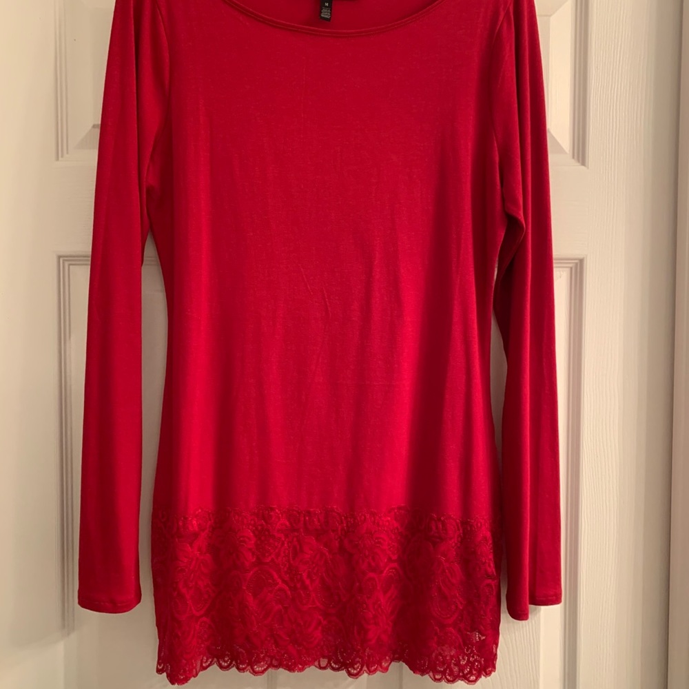 White House Black Market Lace Shirt